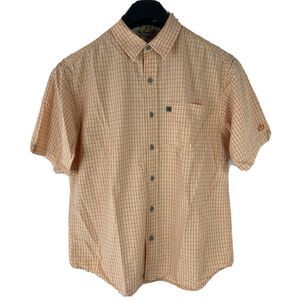 Men's Northface - A5 Series Button-up Hiking Shirt Orange - MEDIUM‎